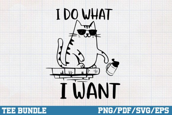 Crazy Cat SVG for Crafts and Graphics