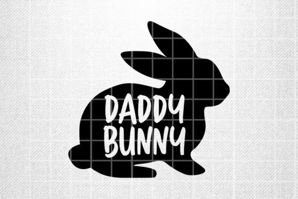 Daddy Bunny Svg for Easter and Family Graphics
