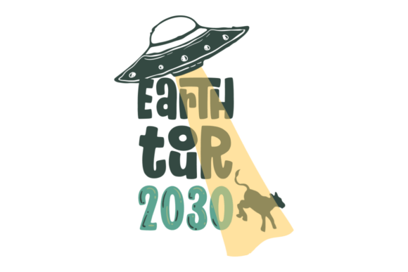 Earth Tour 2030 SVG Graphics for Crafts and Branding