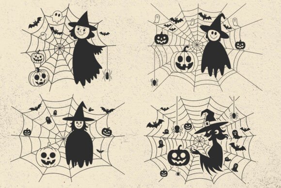 Halloween Graphics for Crafts and Design
