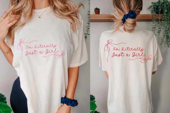 I m Literally Just a Girl Svg Png for Crafts and Graphics