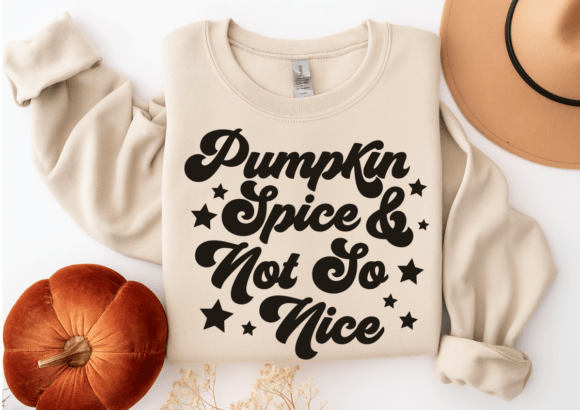 Pumpkin Spice Not So Nice SVG PNG for Crafts and Graphics
