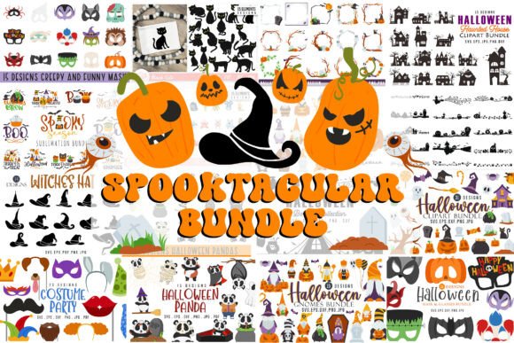 Spooktacular Bundle Graphics for Halloween Crafts