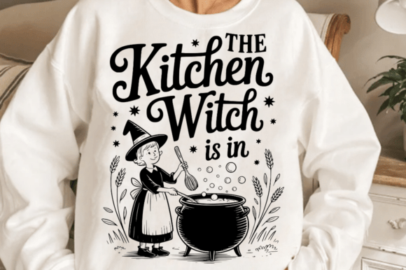 The Kitchen Witch SVG Design for Crafts and Graphics